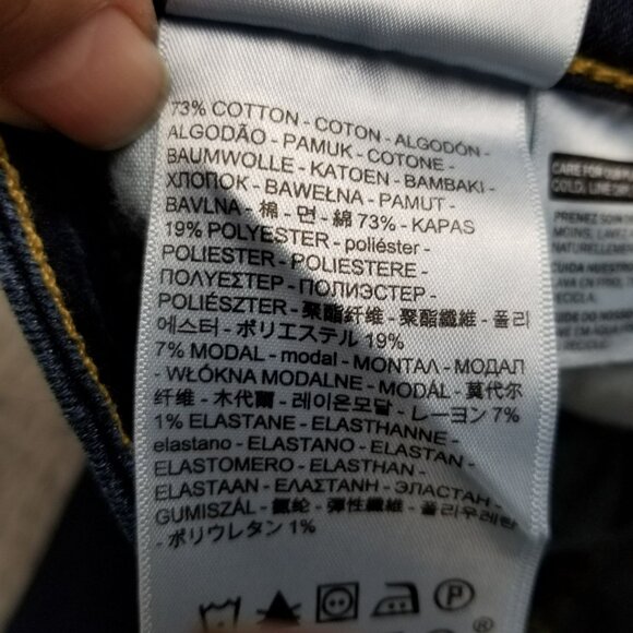 Levis Jeans Womens 27 Blue 721 High Rise Skinny Stretch Denim - Picture 10 of 13